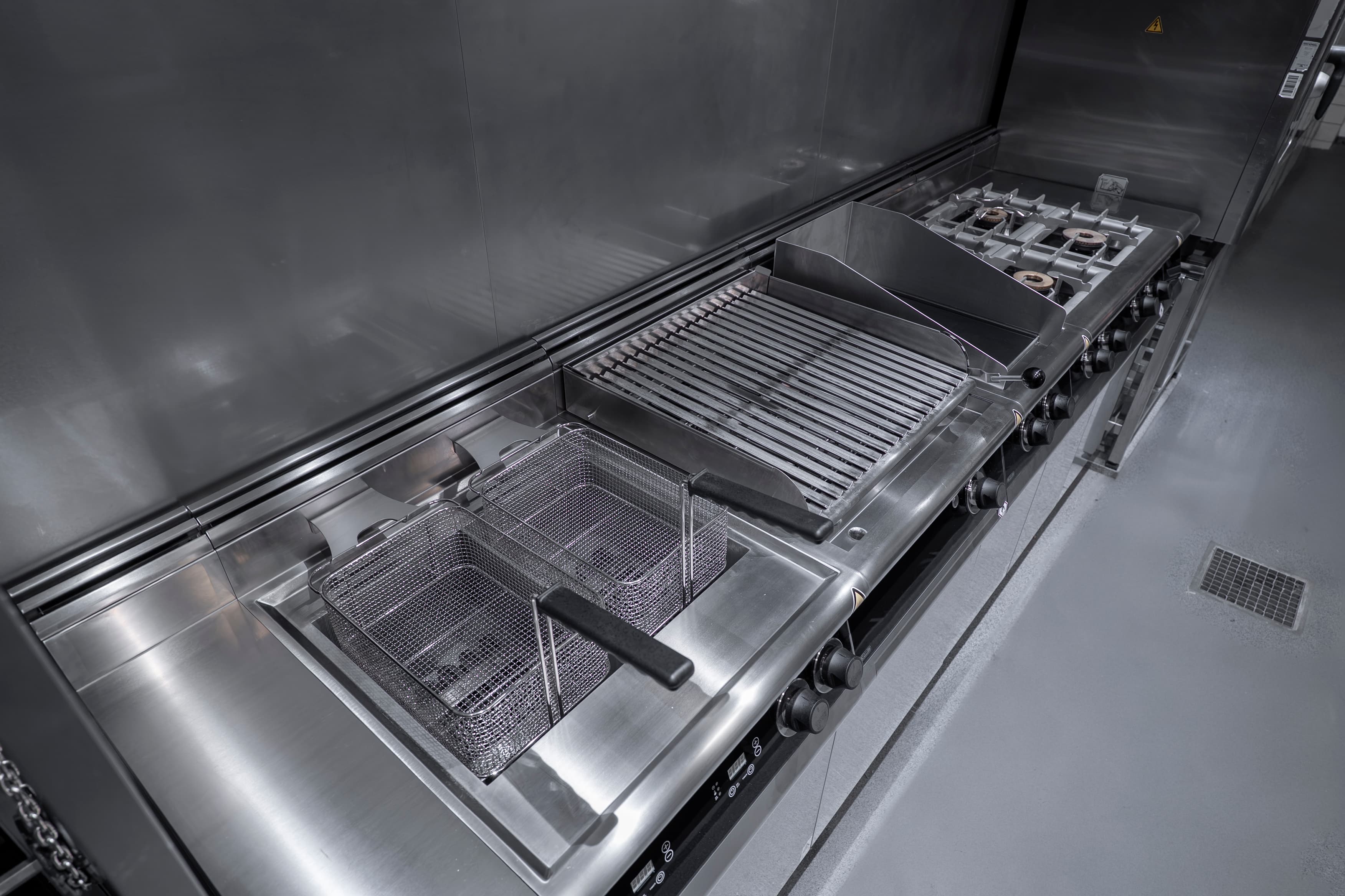 Detail van modulaire Gazi apparatuur